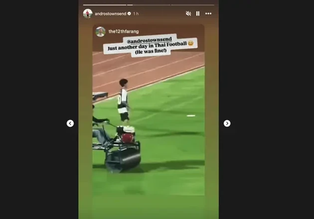Trạng thái được cựu sao Tottenham chia sẻ trên trang cá nhân. Ảnh:  Instagram/Andros Townsend
