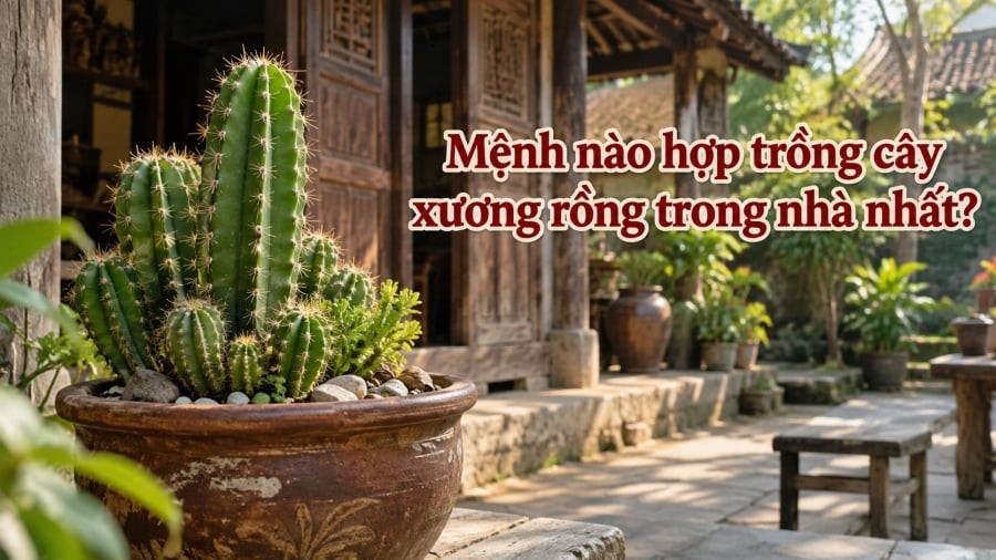 Nếu xét theo ngũ hành, xương rồng thường được cho là phù hợp hơn với người mệnh Kim và một phần người mệnh Hỏa, tùy màu sắc, hình dáng cũng như vị trí đặt cây. 
