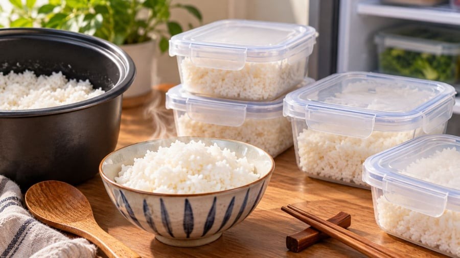 Cơm nguội bảo quản đúng cách sẽ giúp mềm lâu hơn