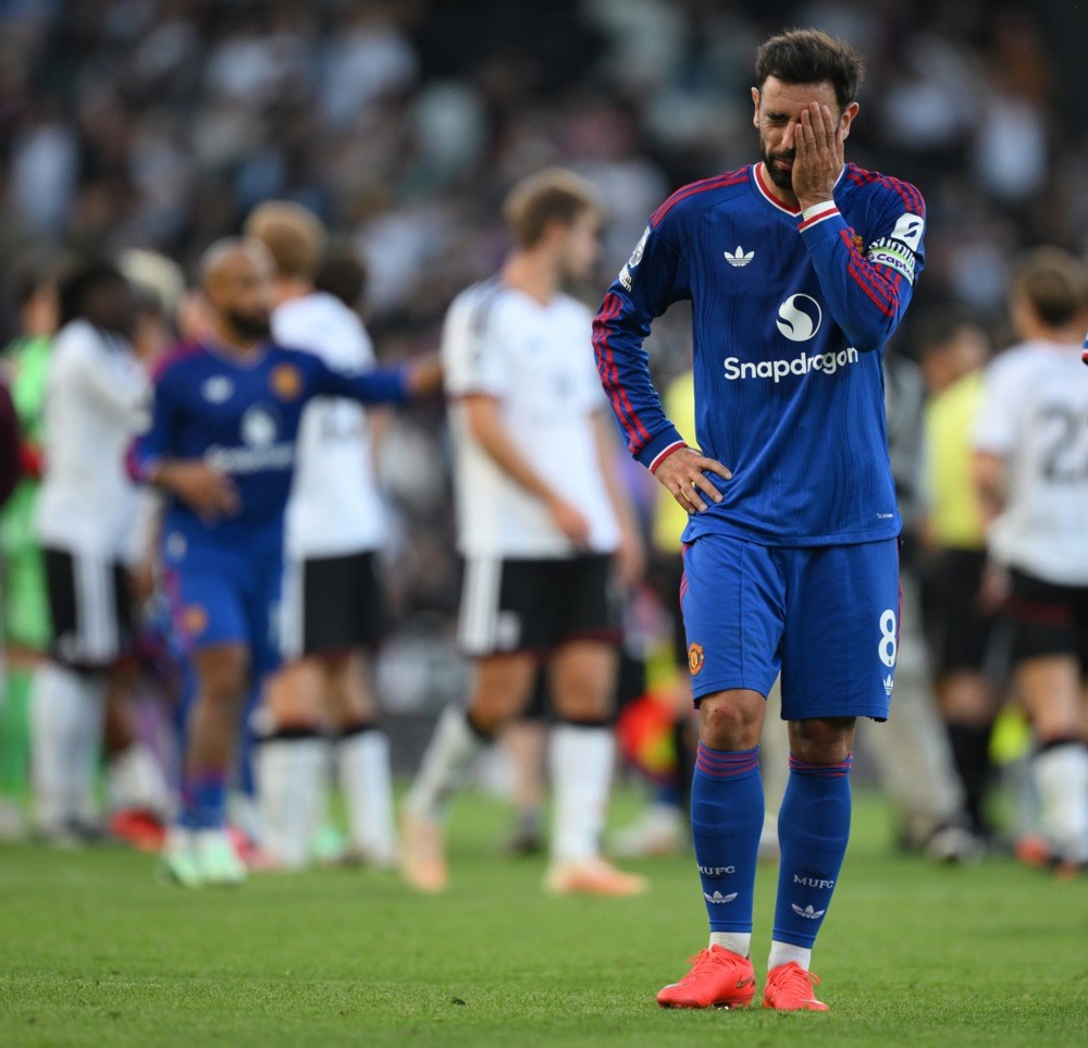 MU nhận trận hoà thất vọng trước Fulham. Ảnh: EPA.