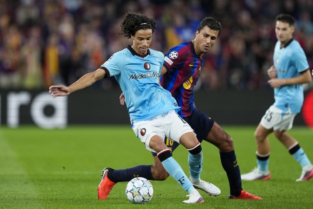 Rodri đã chuyển đến Barca hè năm nay. Ảnh: EPA.