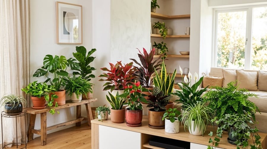 Mỗi mệnh trong ngũ hành có những nhóm màu sắc và loại cây thường được quan niệm là phù hợp, giúp gia chủ có thêm cơ sở tham khảo khi chọn cây cảnh.