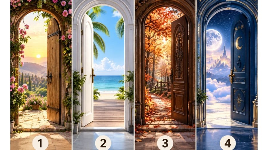 Bạn chọn cánh cửa nào?