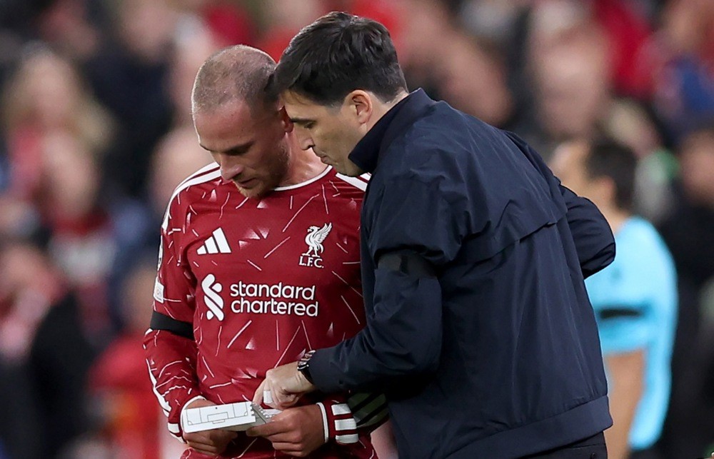 Alexis Mac Allister là nhân tố quan trọng nơi tuyến giữa Liverpool. Ảnh: EPA.