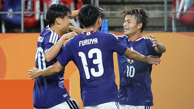 U23 Nhật Bản cho thấy sức mạnh của ứng viên vô địch. (Ảnh: Asahi Shimbun/Getty Images)