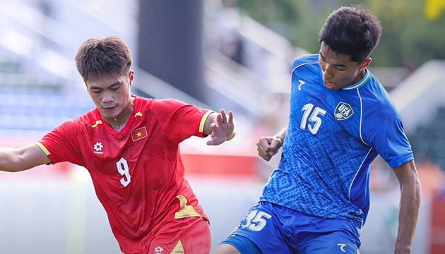 U23 Việt Nam bại trận trước U23 Uzbekistan. Ảnh: VFF