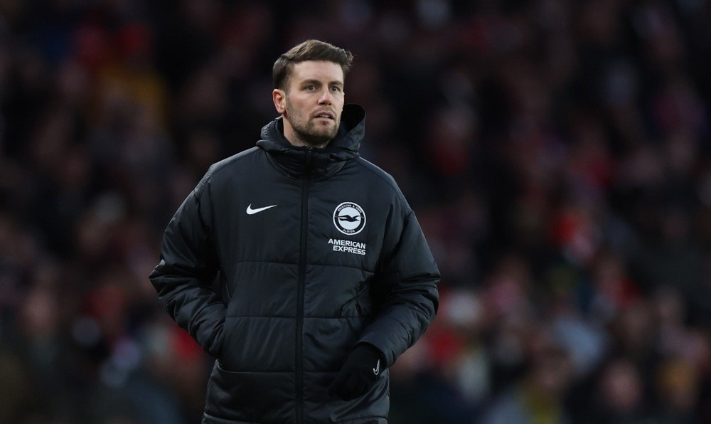 HLV Fabian Hurzeler đang làm rất tốt tại Brighton. Ảnh: EPA/Andy Rain.
