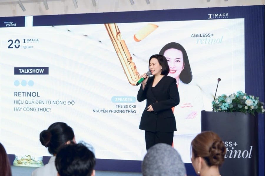 ThS. BS. CKII Nguyễn Phương Thảo tham dự Talkshow tại sự kiện kỷ niệm 20 năm của IMAGE Skincare và Công ty Minh Khương
