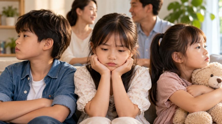 Con giữa thường được cho là sẽ mang những gánh nặng hơn các anh chị em khác