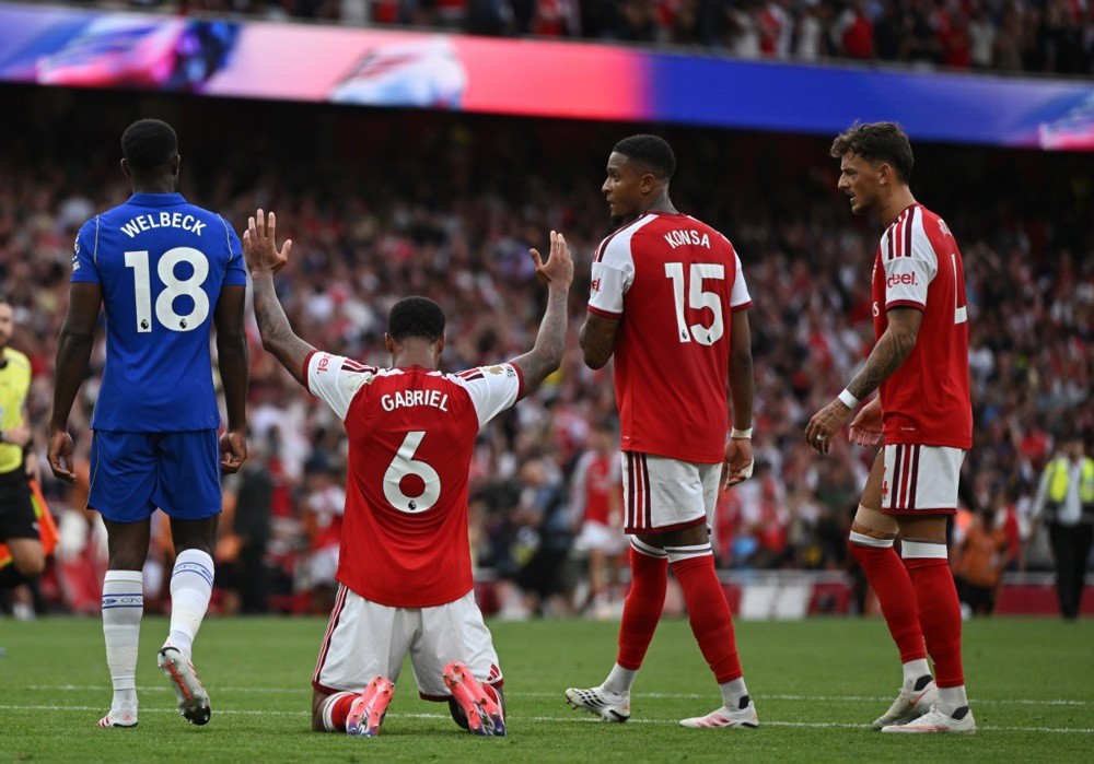 Arsenal vẫn là ứng viên hàng đầu cho ngôi vô địch. Ảnh: EPA.