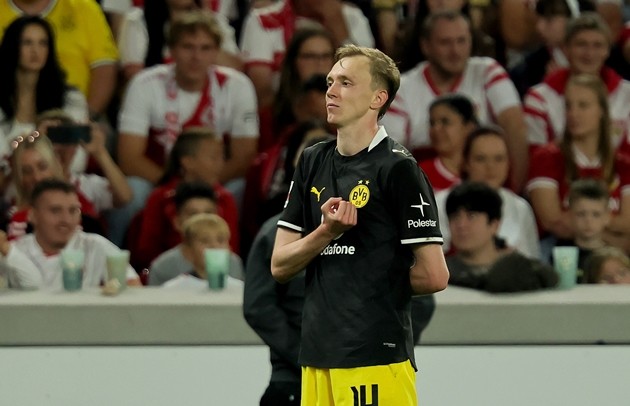 Maximilian Beier được Arsenal quan tâm. Ảnh: EPA/RONALD WITTEK
