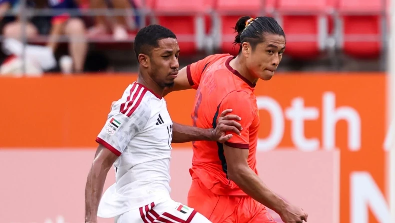 U23 Trung Quốc hòa 0-0 U23 UAE. Ảnh: Zhizhao Wu/Getty Images.