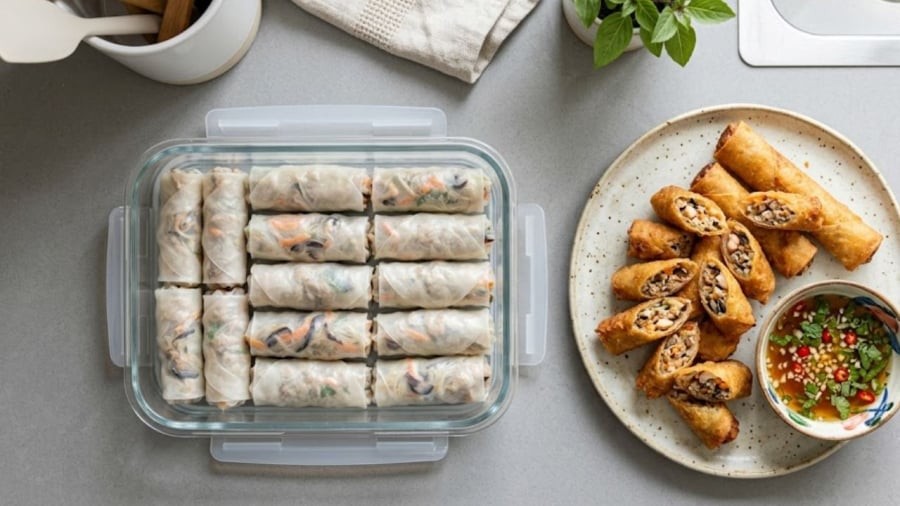 Bạn có thể cấp đông nem để dùng dần.