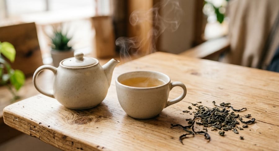 Chờ trà nguội bớt trước khi uống là thay đổi đơn giản giúp hạn chế việc thực quản tiếp xúc thường xuyên với nhiệt độ quá cao.