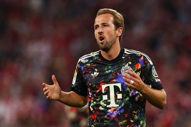 Harry Kane muốn chuyển sang chơi bóng bầu dục sau khi rời Bayern Munich. Ảnh EPA