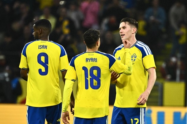 Thụy Điển sẽ tiếp đón Romania trên sân nhà ở Nations League. Ảnh: EPA/Claudio Bresciani SWEDEN OUT