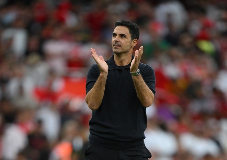 Mikel Arteta được cho sẽ sớm ký bản hợp đồng gia hạn với Arsenal tới năm 2030. Ảnh: EPA/Daniel Hambury.