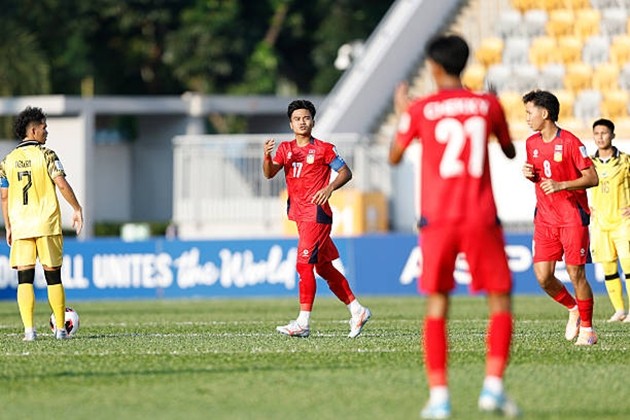 ĐT Lào giành chiến thắng thuyết phục trước Brunei. Ảnh: Yu Chun Christopher Wong - FIFA/FIFA via Getty Images