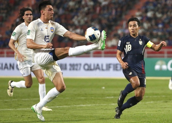Thái Lan chuẩn bị bước vào FIFA ASEAN Cup. Ảnh: EPA.