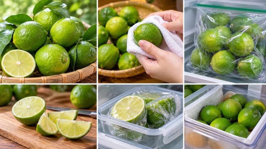 Bảo quản chanh tươi lâu hơn