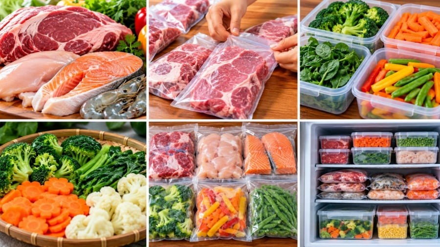 Cấp đông đúng cách giúp thực phẩm tươi lâu hơn