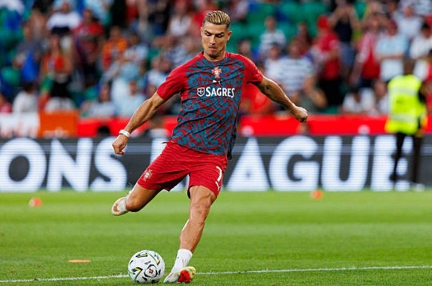 Ronaldo không ghi bàn trong trận thắng xứ Wales. Ảnh:
