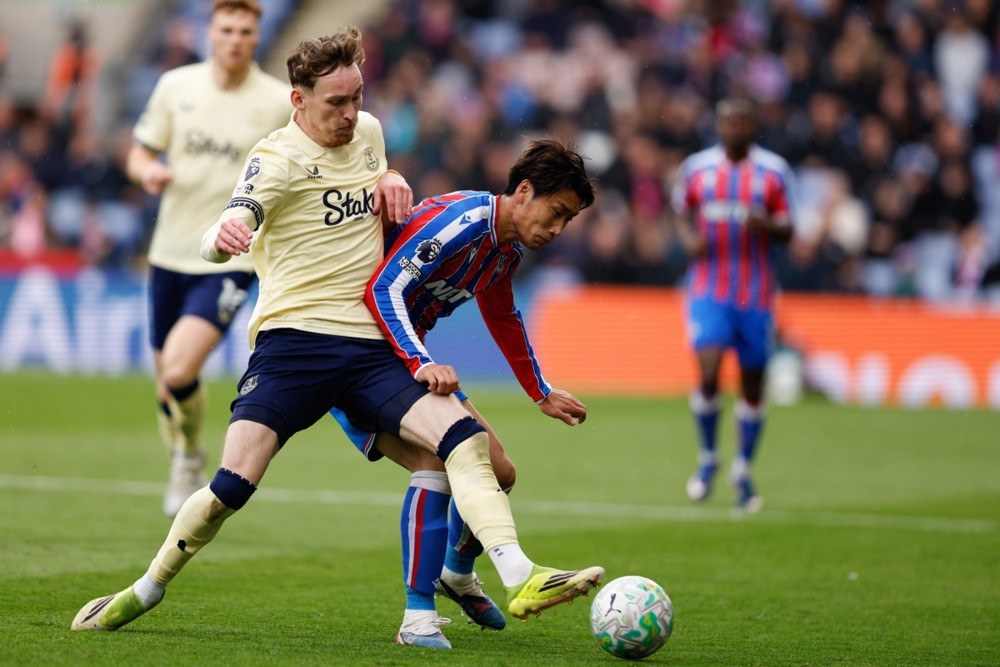 Garner có những bước tiến lớn khi đến Everton. Ảnh: EPA.