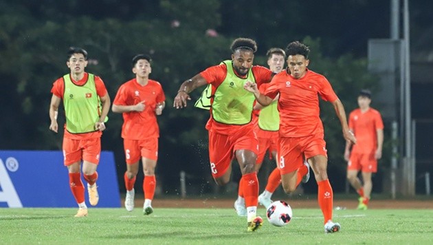 ĐT Việt Nam ra quân tại FIFA Asean Cup ở Indonesia. (Ảnh: VFF)