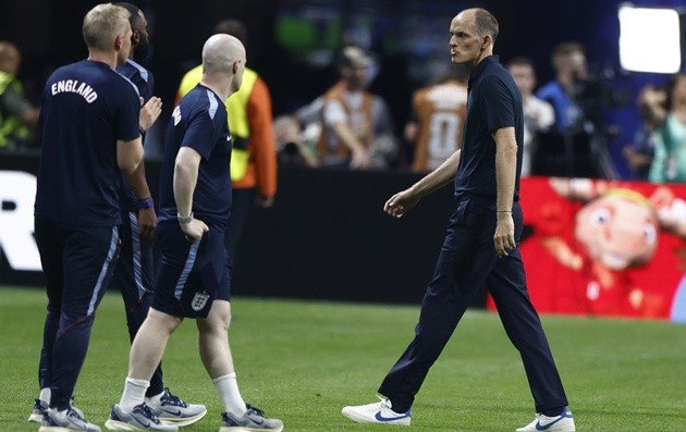 Tuchel chưa thể giúp ĐT Anh thi đấu như Tây Ban Nha. (Ảnh: EPA Images)
