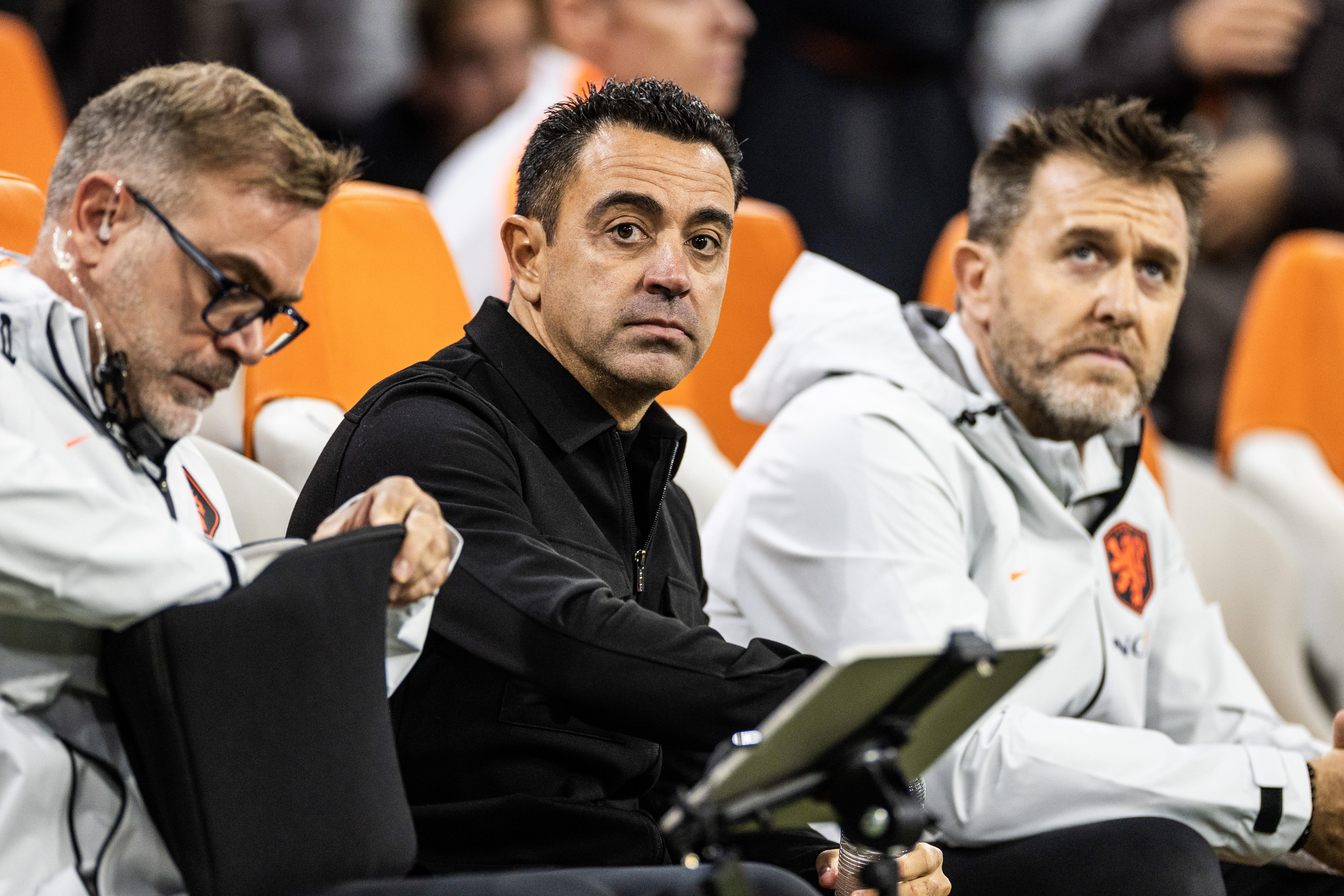 Xavi đang mang đến một lối chơi khác cho Hà Lan. Ảnh: EPA/KOEN VAN WEEL