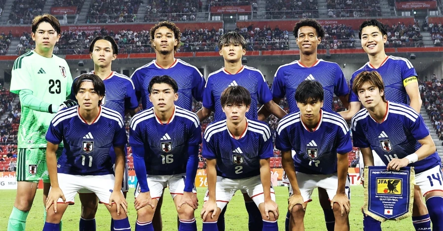 U23 Nhật Bản giành vé vào bán kết. Ảnh: Tài khoản X Liên đoàn bóng đá Nhật Bản.