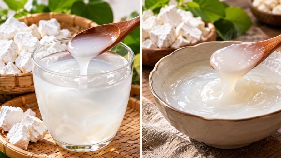 Bột sắn dây nên uống chín hay sống