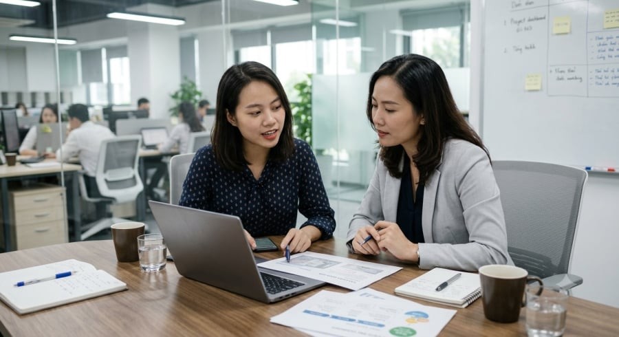 Chủ động hỏi sếp về những năng lực cần cải thiện có thể giúp bạn hiểu rõ hơn con đường để đảm nhận những nhiệm vụ lớn.