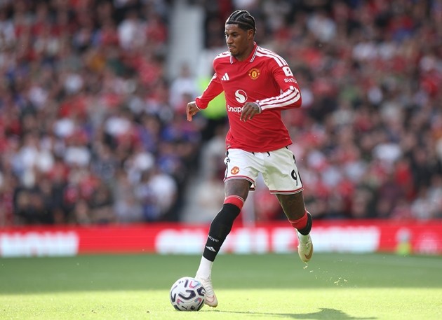 Marcus Rashford vẫn chưa mang lại sự tin tưởng cho BLĐ Man United. Ảnh: EPA
