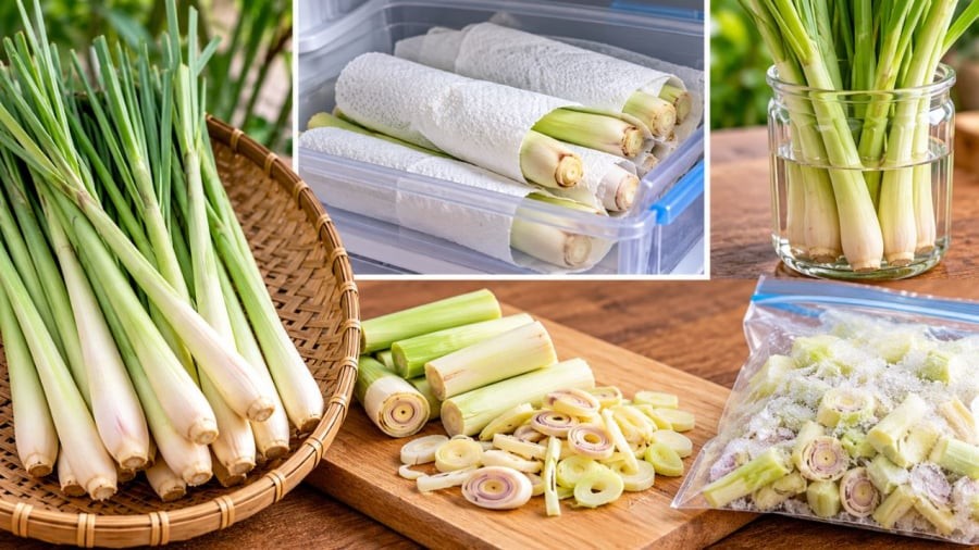 Có thể bảo quản sả để được lâu hơn