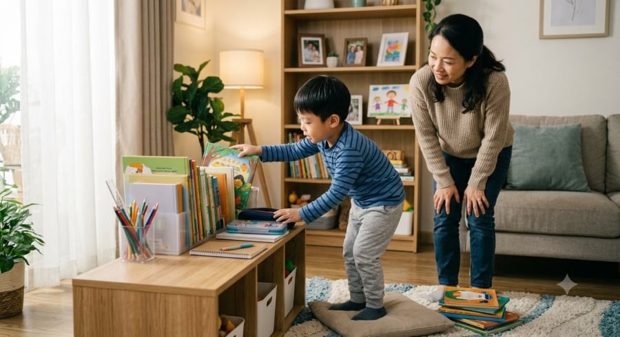 Trao cho con những lựa chọn phù hợp với độ tuổi là cách để trẻ từng bước rèn tính tự chủ.
