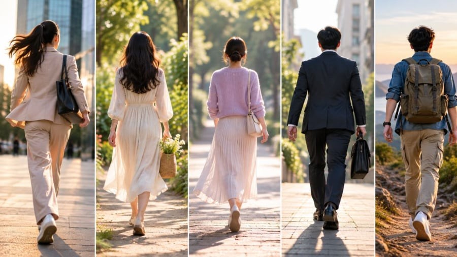 Nhìn bước chân có thể phần nào hiểu về con người