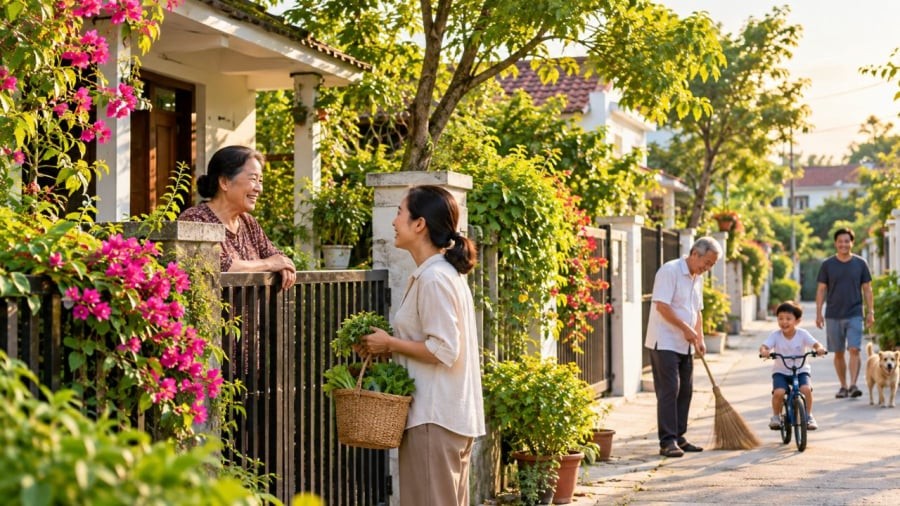 Hàng xóm tốt thì phong thủy mới thực sự phát huy