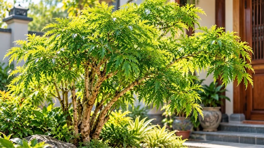 Đinh lăng là cây cảnh phong thủy mà nhiều người trồng ở nhà