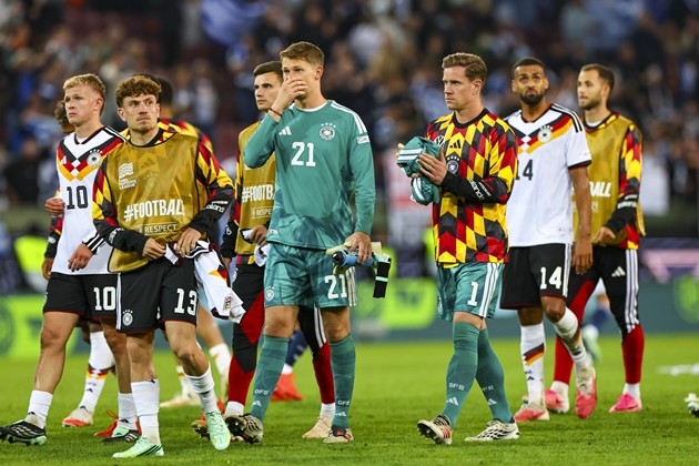 Tuyển Đức đem đến một màn trình diễn thất vọng. Ảnh: EPA/ANNA SZILAGYI