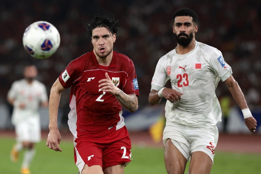 Kevin Diks là cầu thủ đáng chú ý bậc nhất bên phía Indonesia. Ảnh: EPA.