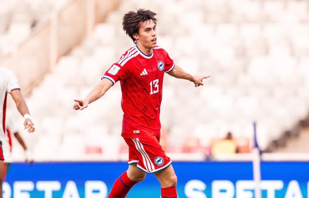 Harhys Stewart ghi bàn duy nhất giúp Singapore đánh bại Bangladesh. Ảnh: FAS