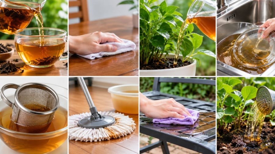 Nước trà để qua đêm còn nhiều công dụng