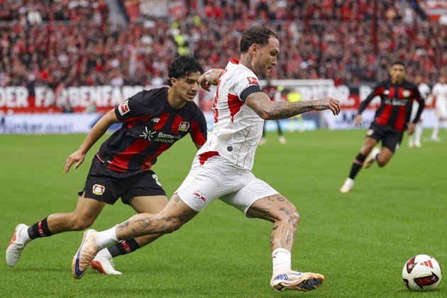 David Raum sắp hết hạn hợp đồng là cơ hội cho Man Utd. Ảnh: EPA