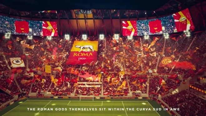 Phối cảnh sân mới của Roma. Ảnh: AS Roma.