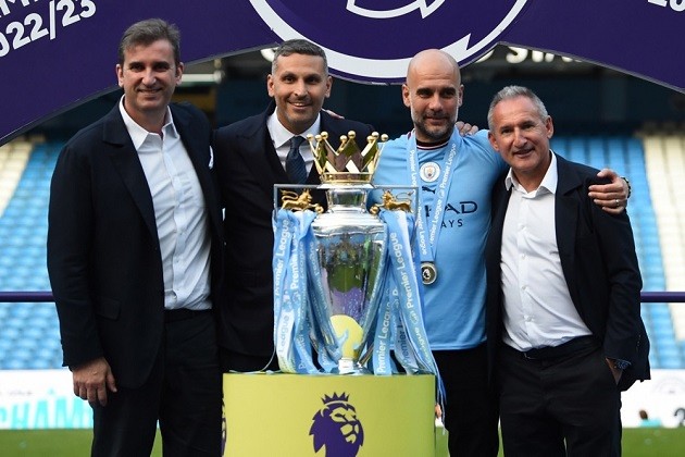 Đế chế của Man City có thể sụp đổ nếu thua kiện. Ảnh: EPA.