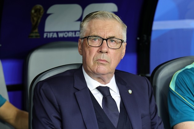 Carlo Ancelotti dành sự tin tưởng cho Vinicius Junior. Ảnh: EPA/CRISTOBAL HERRERA-ULASHKEVICH