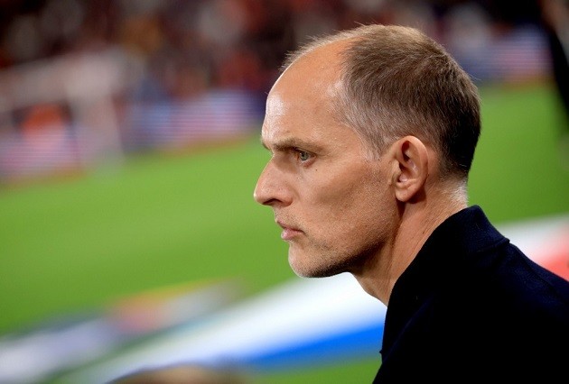 Tuchel đã để Bellingham làm đội trưởng trong những phút cuối. Ảnh: EPA.