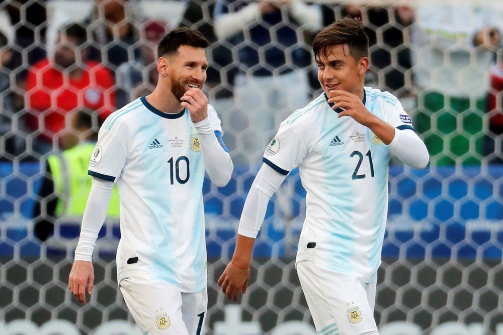 Dybala không thể góp mặt ở trận đấu chia tay ĐTQG của Messi. Ảnh: EPA Images.