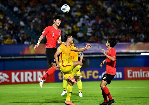 U23 Hàn Quốc vượt qua U23 Trung Quốc để tiến vào chung kết ASIAD 20. Ảnh: AFC